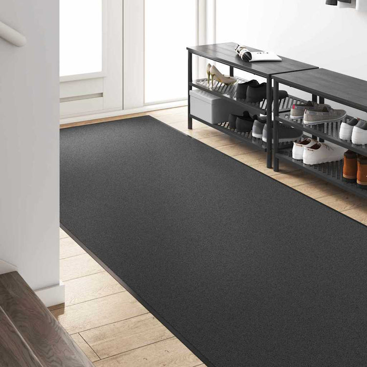 Vidaxx paillasson différent anthracite et noir 120 x 300 cm polyamide et PVC