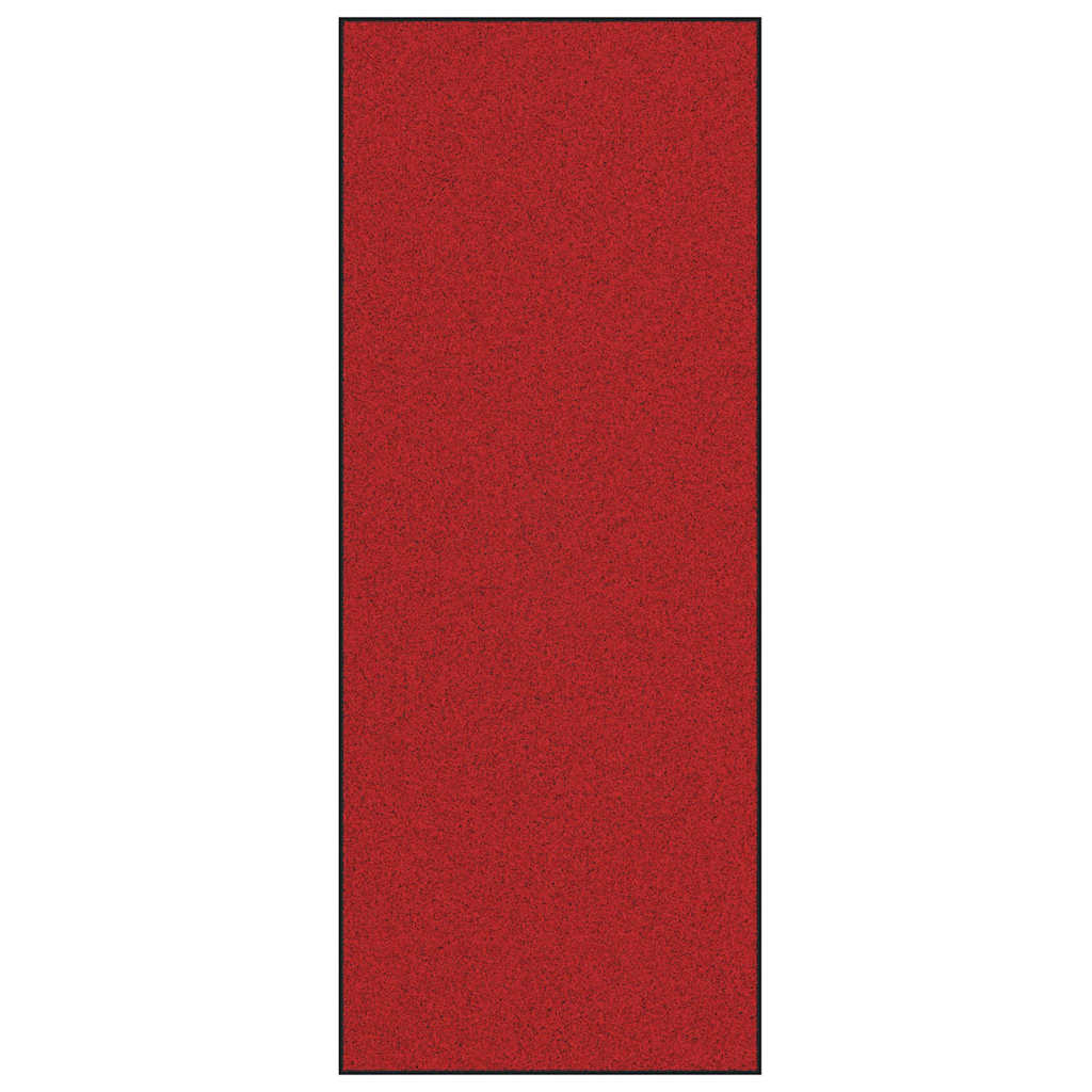 Vidaxx paillasson différent rouge et noir 120 x 300 cm polyamide et PVC