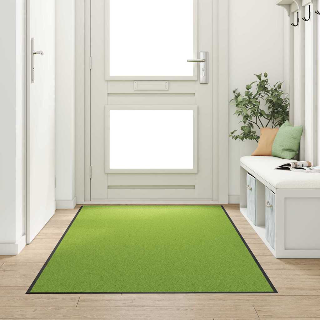 Vidaxx paillasson autrement vert et noir 120 x 250 cm polyamide et PVC