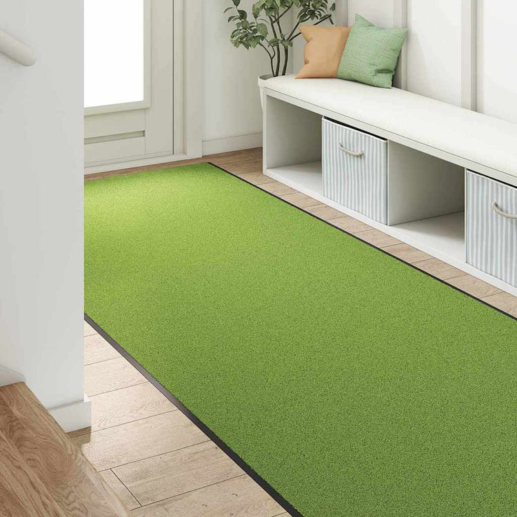 Vidaxx paillasson autrement vert et noir 120 x 400 cm polyamide et PVC