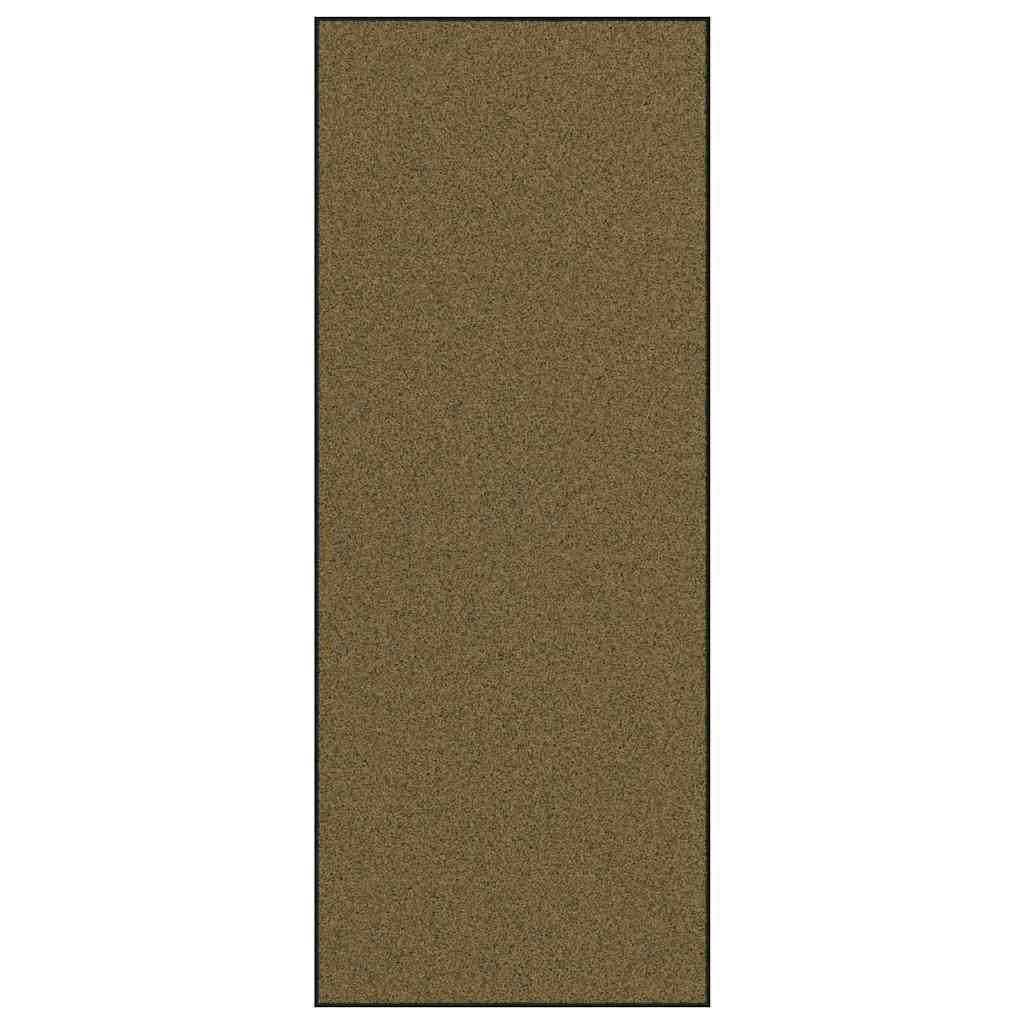 Vidaxx paillasson autrement marron et noir 120 x 300 cm polyamide et PVC