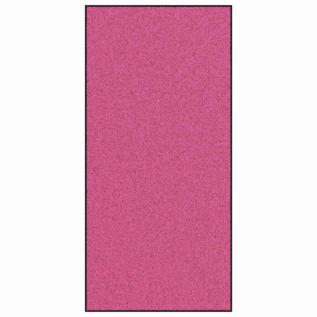 Vidaxl paillasson différent rose et noir 120 x 250 cm polyamide et PVC
