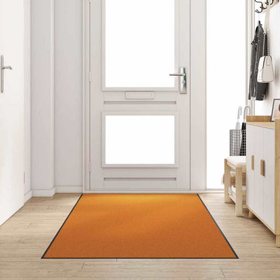 Vidaxx paillasson autrement orange et noir 120 x 300 cm polyamide et PVC