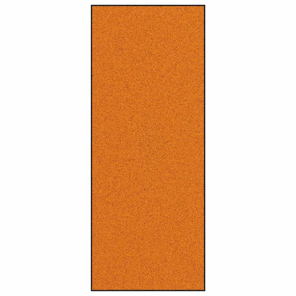 Vidaxx paillasson autrement orange et noir 120 x 300 cm polyamide et PVC