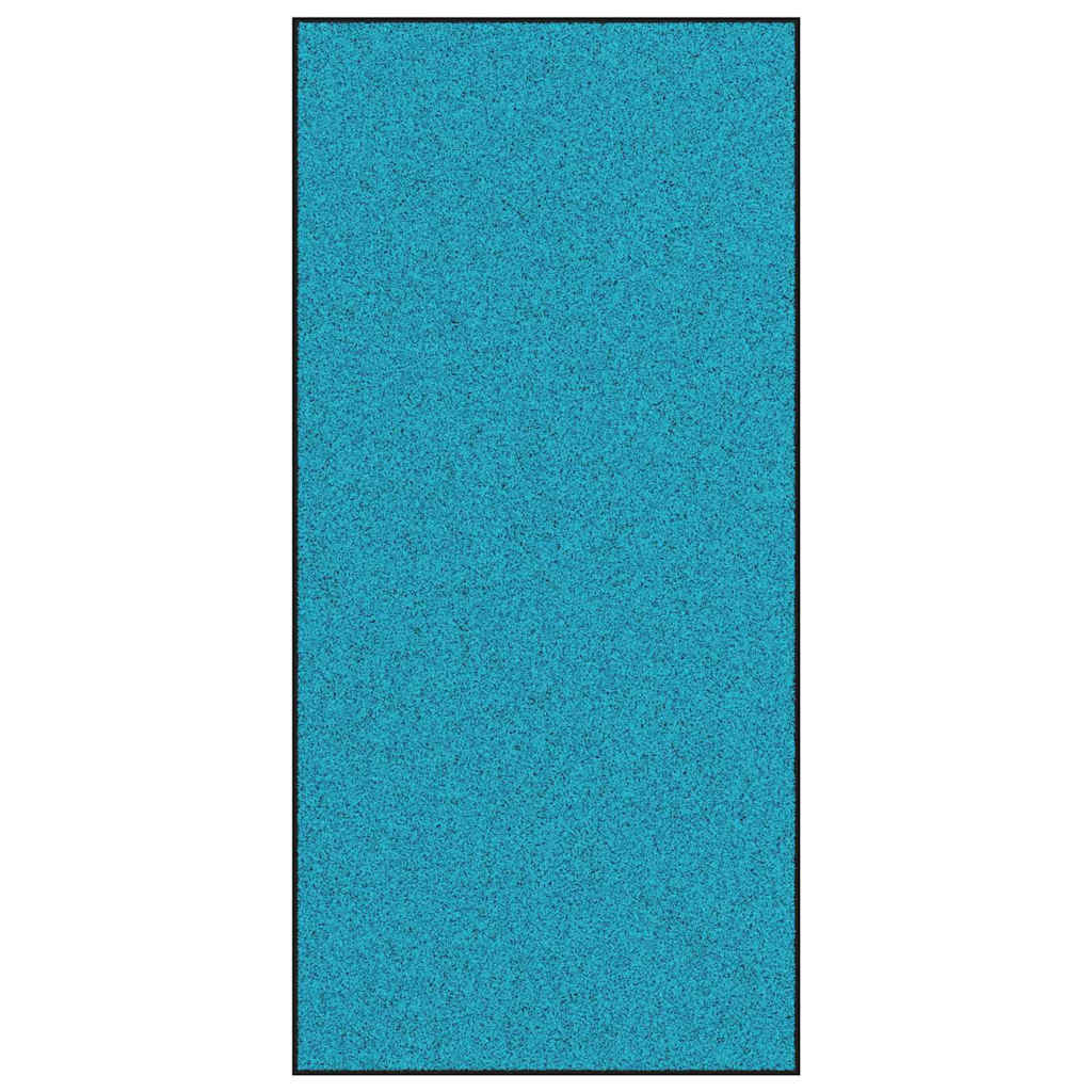 Vidaxx paillasson différent cyan et noir 120 x 250 cm polyamide et PVC