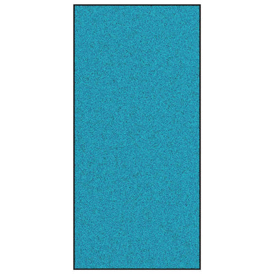 Vidaxx paillasson différent cyan et noir 120 x 250 cm polyamide et PVC
