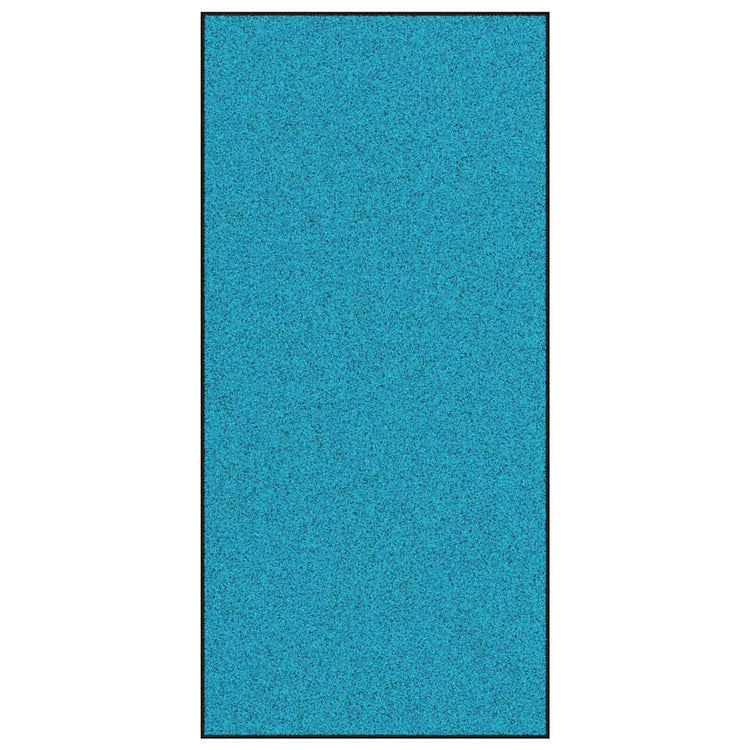Vidaxx paillasson différent cyan et noir 120 x 250 cm polyamide et PVC