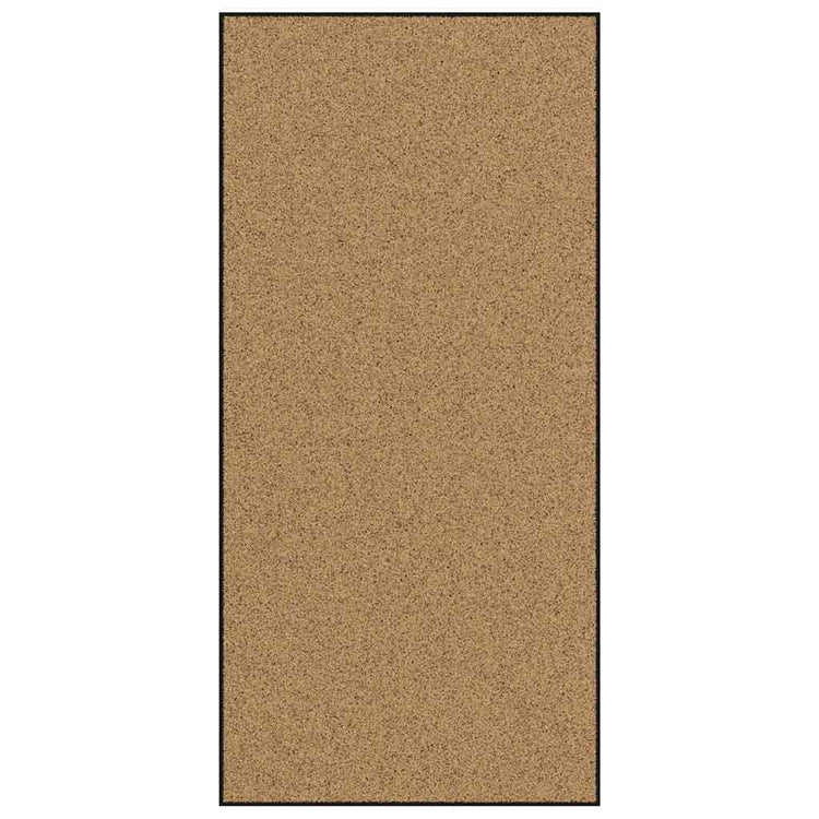 Vidaxl paillasson différent crème et noir 120 x 250 cm polyamide et PVC