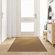 Vidaxl paillasson différent crème et noir 120 x 400 cm polyamide et PVC