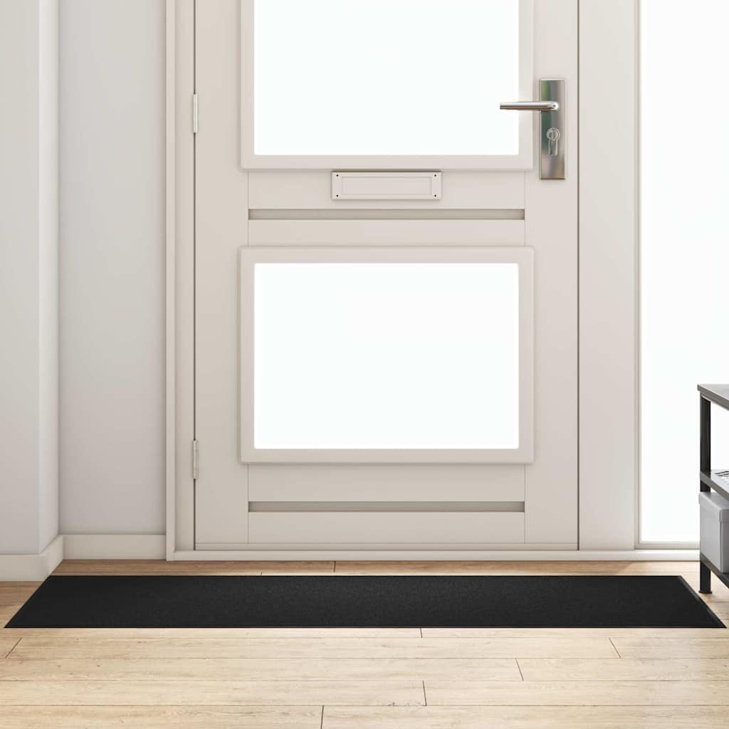 Vidaxx paillasson autrement noir 60 x 180 cm polypropylène et vinyle