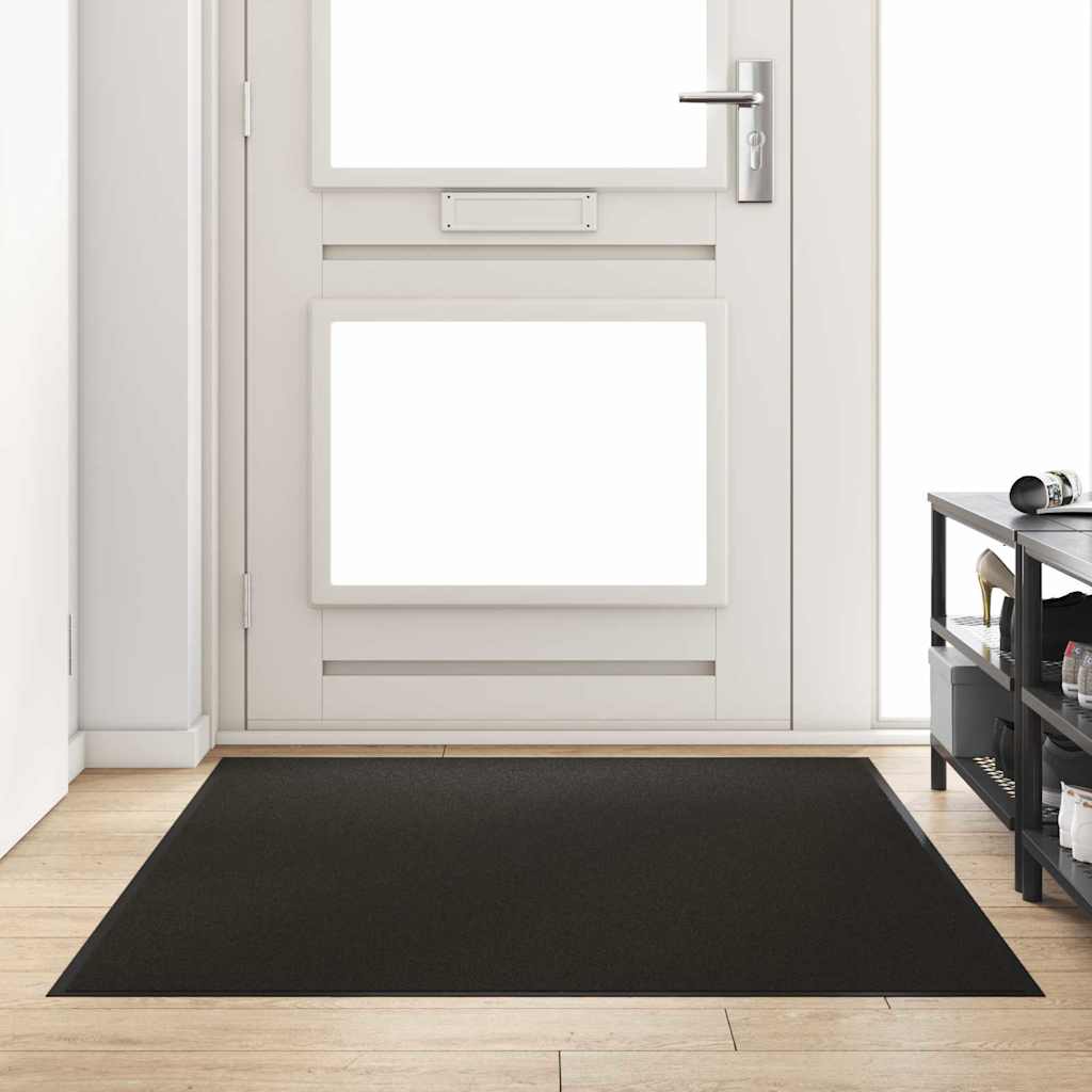 Vidaxx paillasson autrement noir 120 x 180 cm polypropylène et vinyle