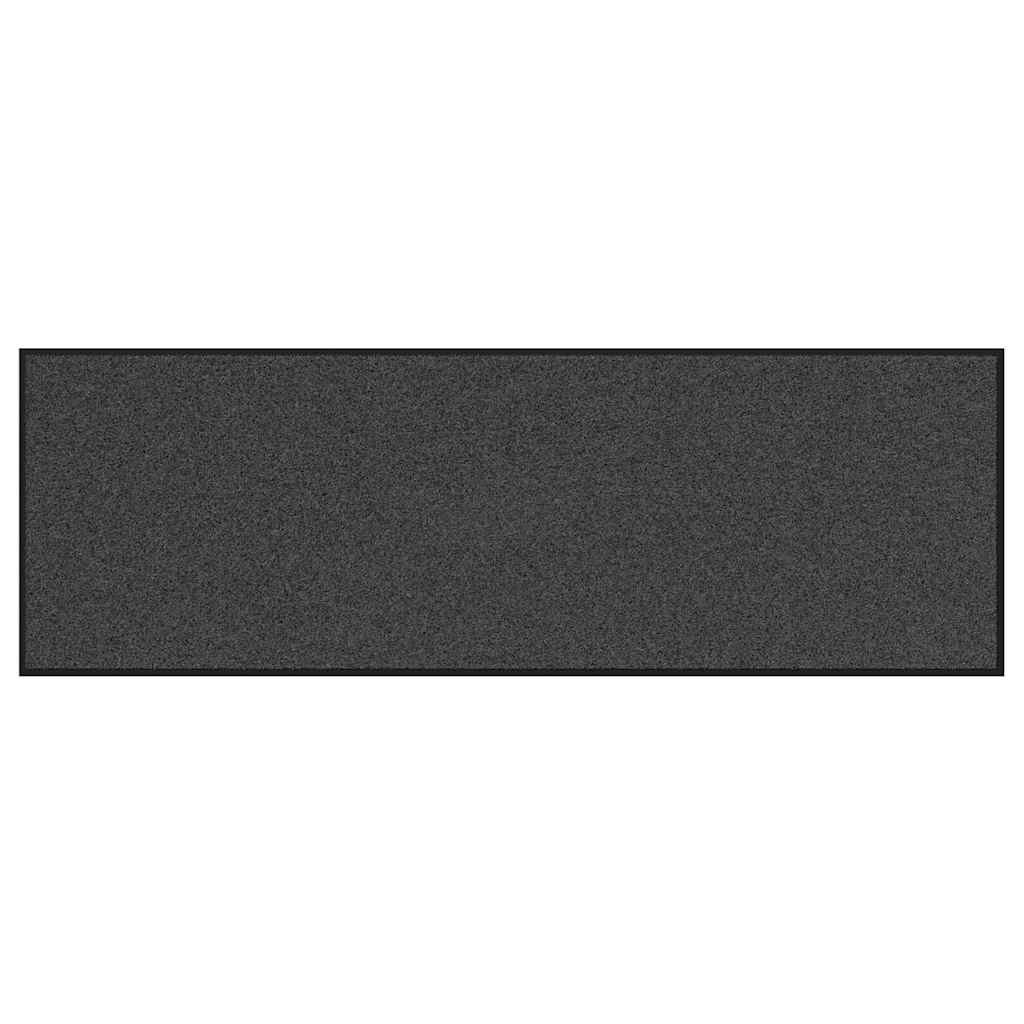Vidaxl paillasson anthracite et noir 60 x 180 cm polypropylène et vinyle