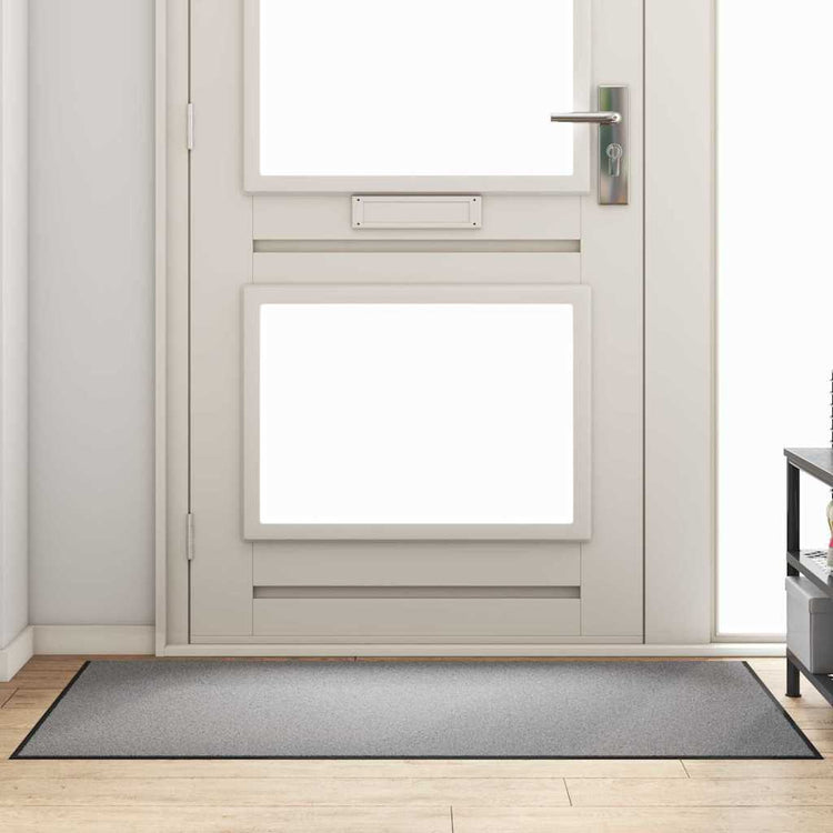 Vidaxx paillasson gris et noir 90 x 150 cm polypropylène et vinyle