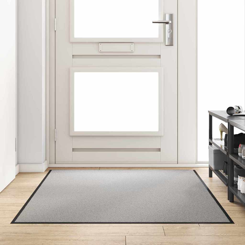 Vidaxx paillasson gris et noir 120 x 180 cm polypropylène et vinyle