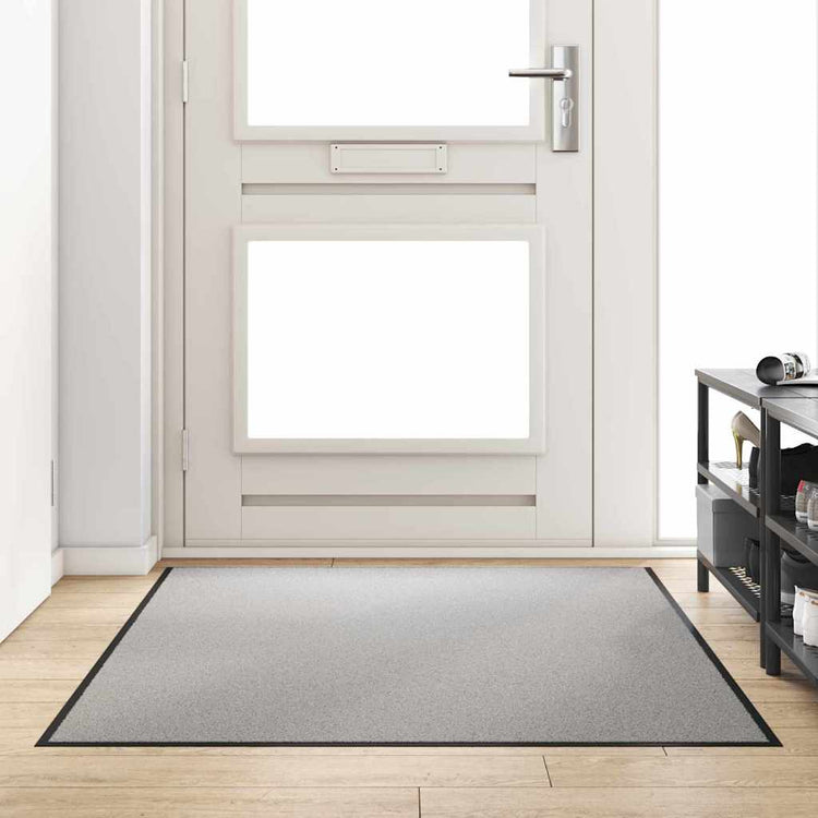 Vidaxx paillasson gris et noir 120 x 180 cm polypropylène et vinyle