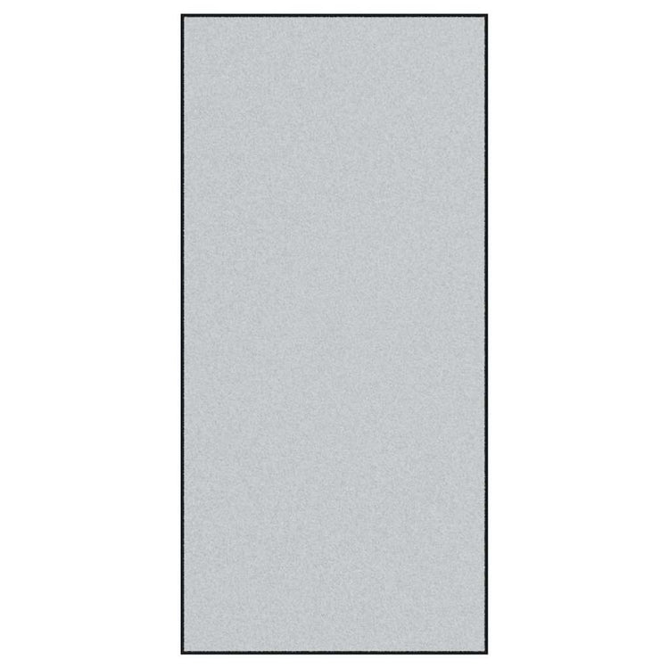 Vidaxx paillasson gris et noir 120 x 250 cm polypropylène et vinyle