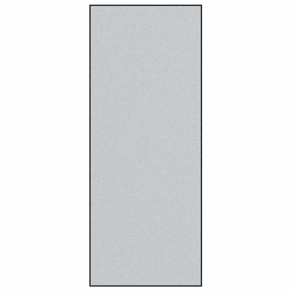 Vidaxx paillasson gris et noir 120 x 300 cm polypropylène et vinyle