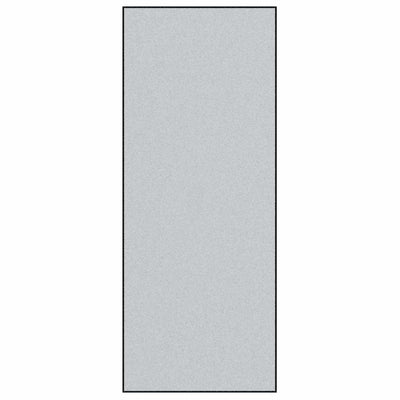 Vidaxx paillasson gris et noir 120 x 300 cm polypropylène et vinyle