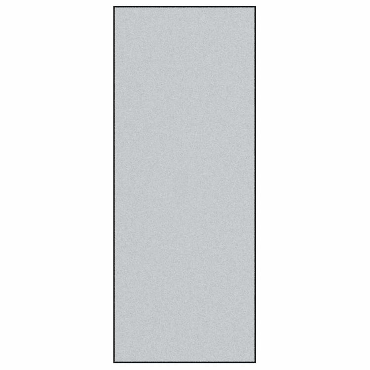 Vidaxx paillasson gris et noir 120 x 300 cm polypropylène et vinyle