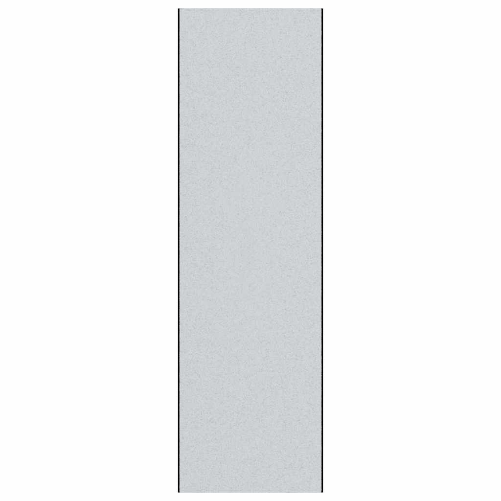 Vidaxx paillasson gris et noir 120 x 400 cm polypropylène et vinyle
