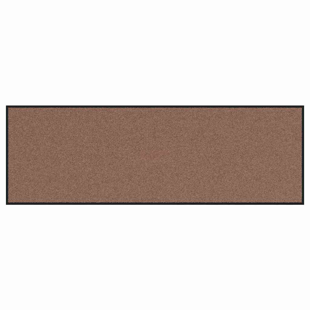 Vidaxx paillasson marron et noir 60 x 180 cm polypropylène et vinyle