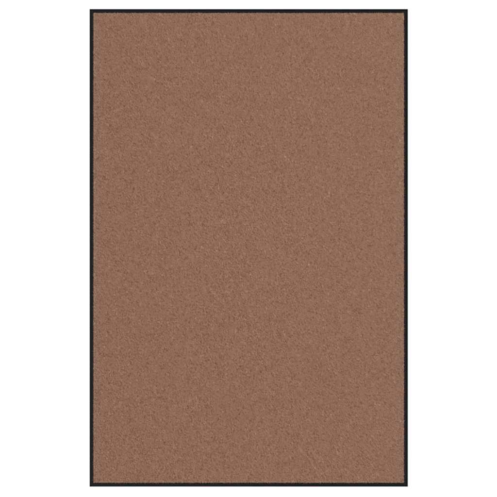 Vidaxx paillasson marron et noir 120 x 180 cm polypropylène et vinyle
