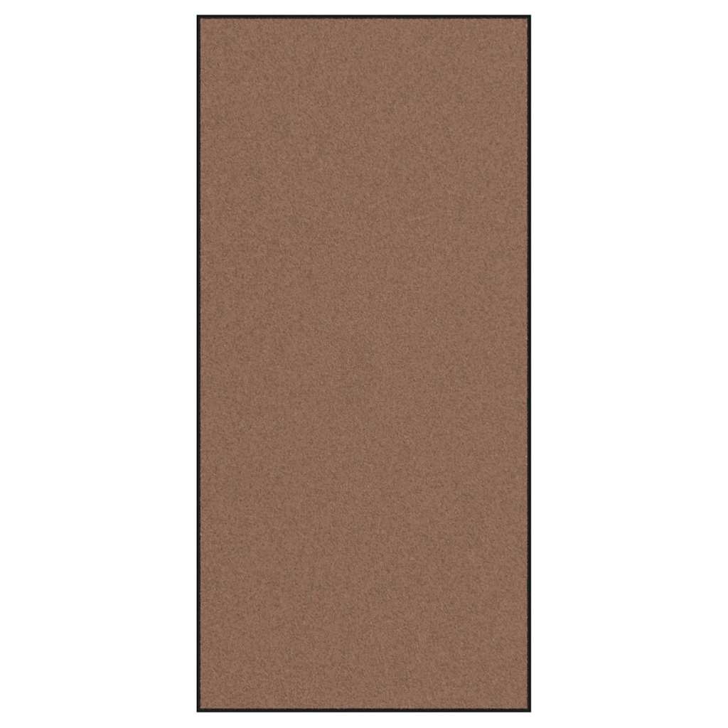 Vidaxx paillasson marron et noir 120 x 250 cm polypropylène et vinyle