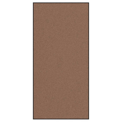 Vidaxx paillasson marron et noir 120 x 250 cm polypropylène et vinyle