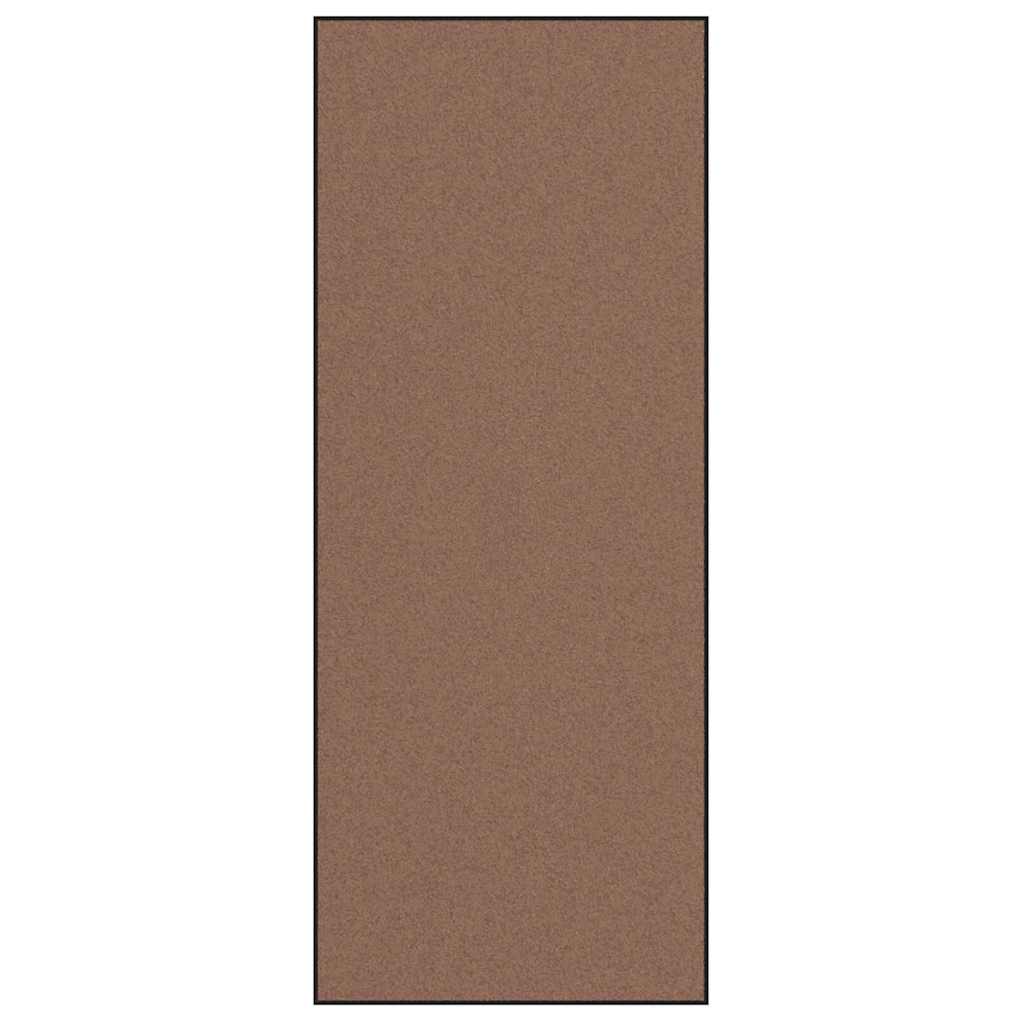 Vidaxx paillasson marron et noir 120 x 300 cm polypropylène et vinyle