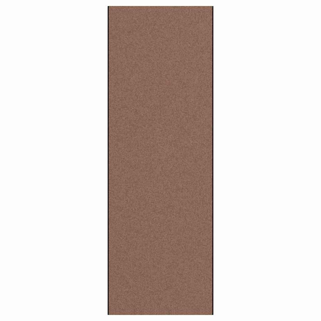 Vidaxx paillasson marron et noir 120 x 350 cm polypropylène et vinyle