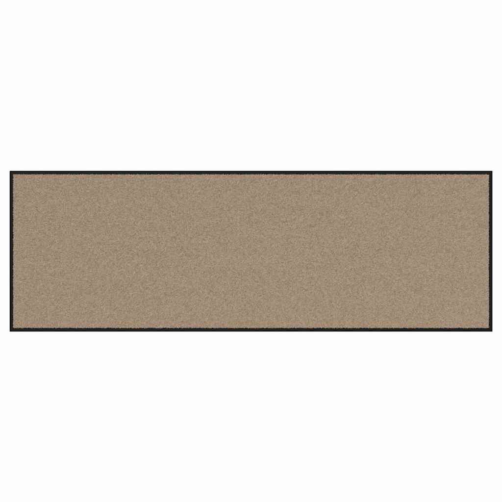 Vidaxx paillasson beige et noir 60 x 180 cm polypropylène et vinyle