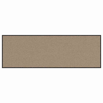 Vidaxx paillasson beige et noir 60 x 180 cm polypropylène et vinyle