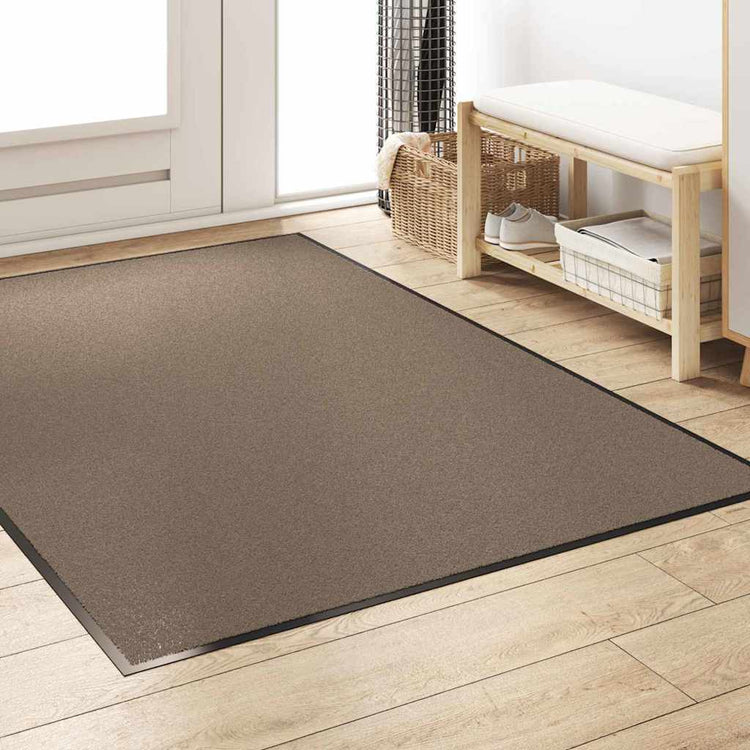 Vidaxx paillasson beige et noir 120 x 180 cm polypropylène et vinyle