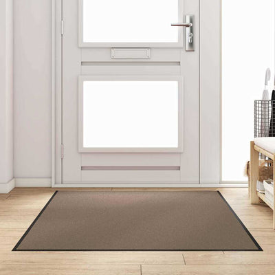 Vidaxx paillasson beige et noir 120 x 180 cm polypropylène et vinyle