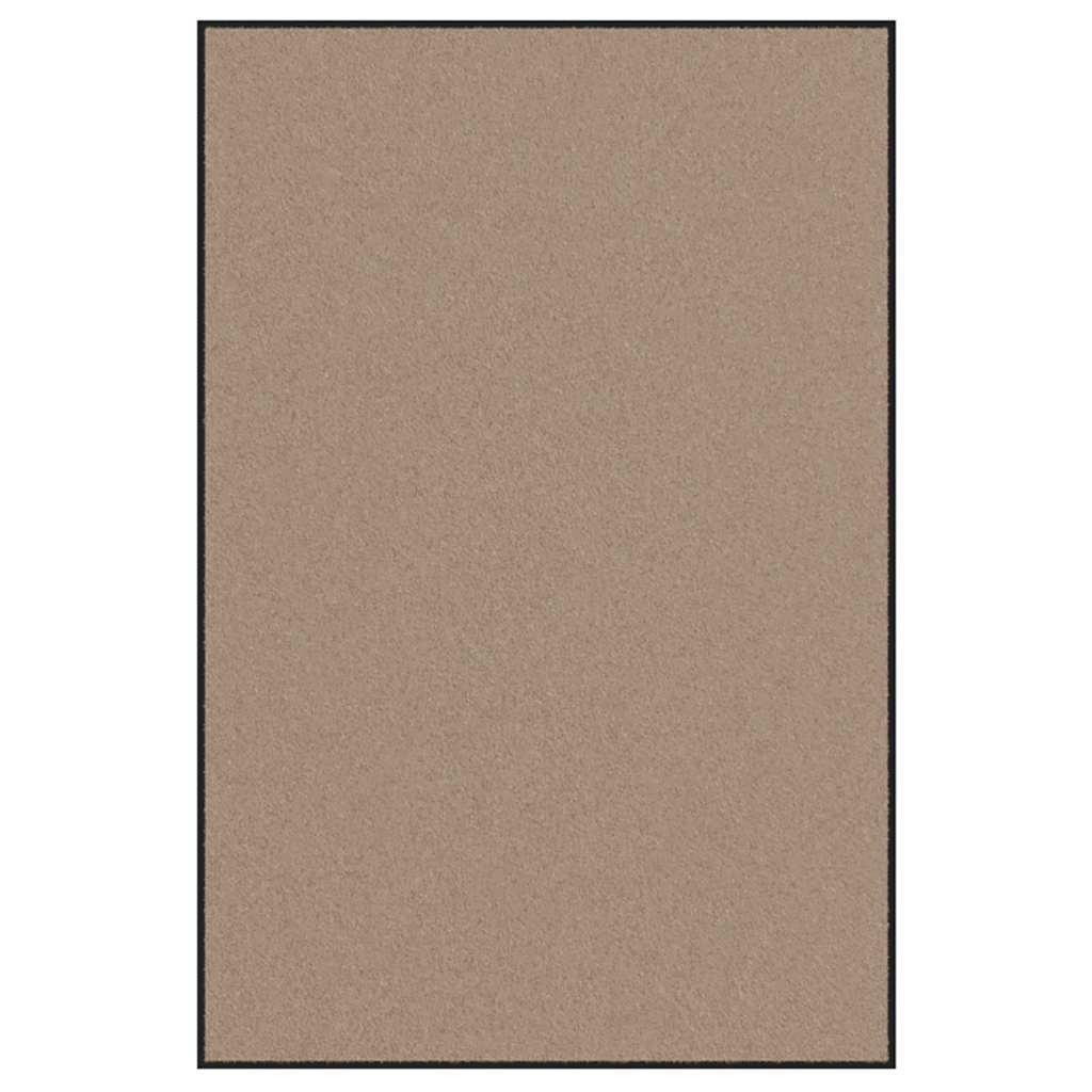 Vidaxx paillasson beige et noir 120 x 180 cm polypropylène et vinyle