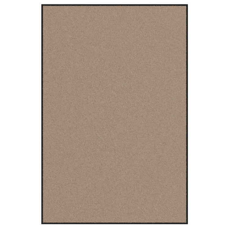 Vidaxx paillasson beige et noir 120 x 180 cm polypropylène et vinyle