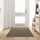 Vidaxx paillasson beige et noir 120 x 250 cm polypropylène et vinyle