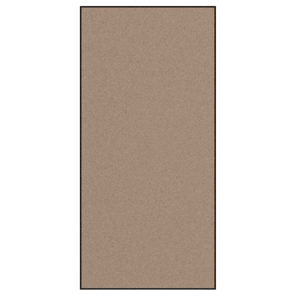 Vidaxx paillasson beige et noir 120 x 250 cm polypropylène et vinyle