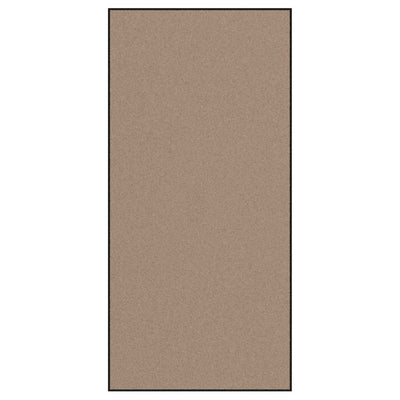 Vidaxx paillasson beige et noir 120 x 250 cm polypropylène et vinyle