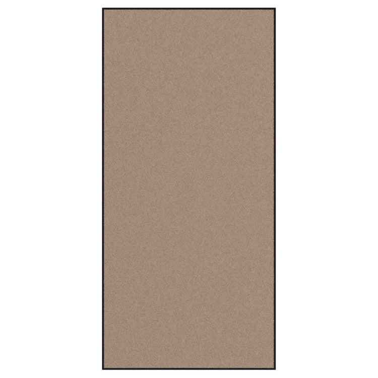 Vidaxx paillasson beige et noir 120 x 250 cm polypropylène et vinyle