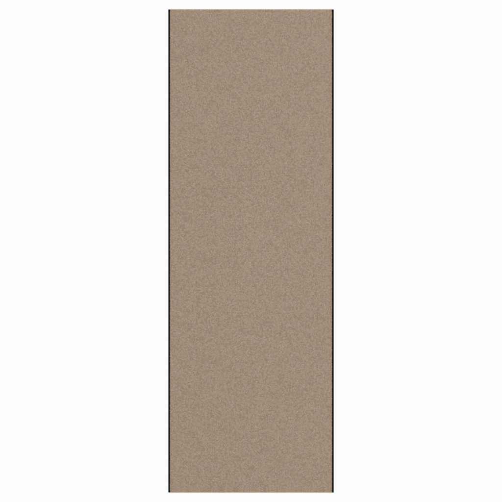 Vidaxx paillasson beige et noir 120 x 350 cm polypropylène et vinyle