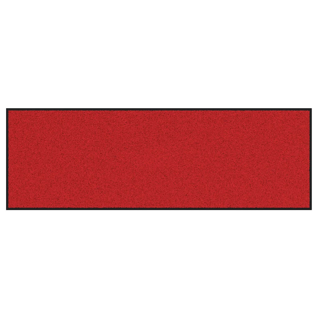 Vidaxx paillasson différent rouge et noir 60 x 180 cm polypropylène et vinyle