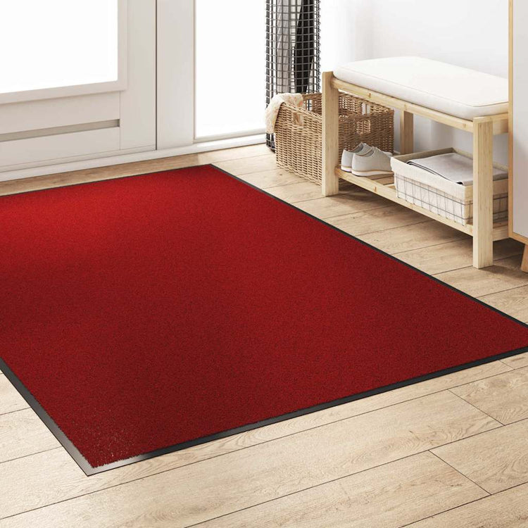 Vidaxx paillasson rouge et noir 120 x 180 cm polypropylène et vinyle