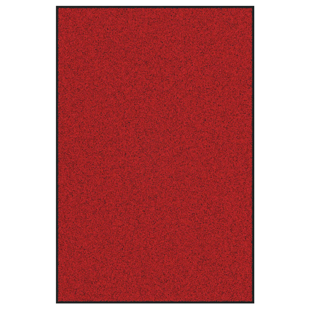 Vidaxx paillasson rouge et noir 120 x 180 cm polypropylène et vinyle