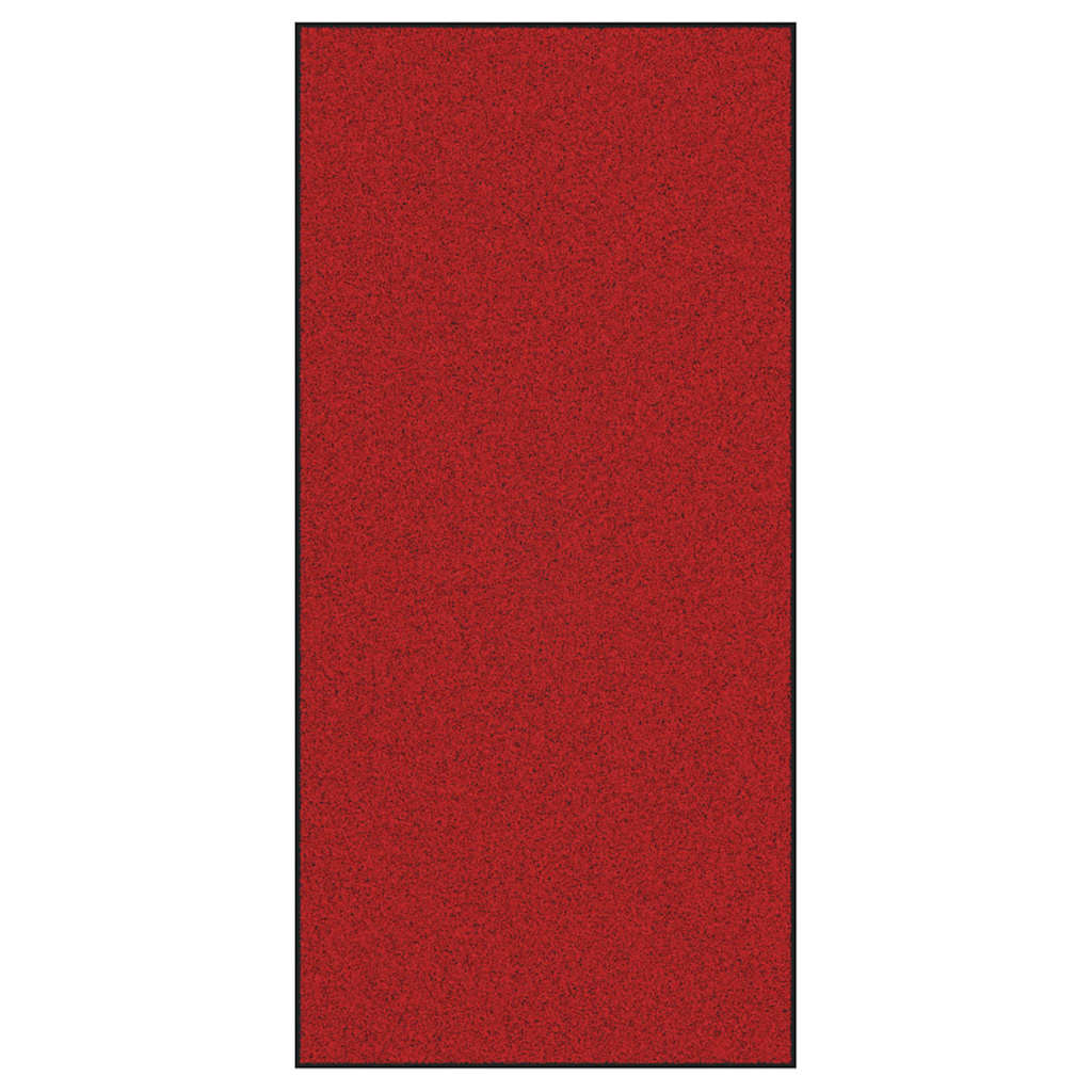 Vidaxx paillasson rouge et noir 120 x 250 cm polypropylène et vinyle