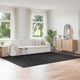 Vidaxx tapis shaggy antidérapant gris foncé 240 x 340 cm pp