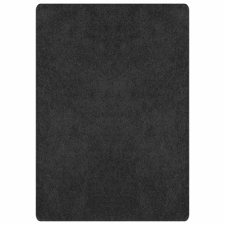 Vidaxx tapis shaggy antidérapant gris foncé 240 x 340 cm pp