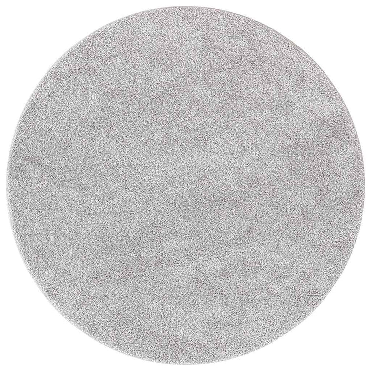 Vidaxx tapis shaggy antidérapant gris 90 x 90 cm pp