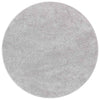 Vidaxx tapis shaggy antidérapant gris 160 x 160 cm pp