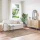 Vidaxx tapis shaggy antidérapant marron 160 x 230 cm pp